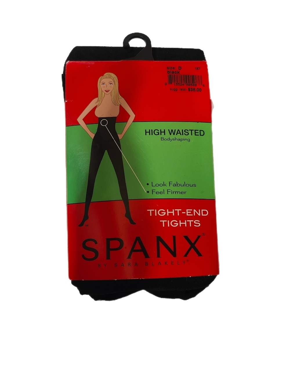 Spanx Women's Tight End High-Waisted Tights Black Size D NWT